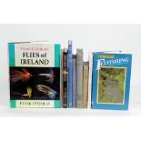 Sixteen books on fishing and fly tying,
