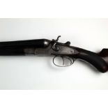 Midland Gun Company, a 12 bore side by side hammer shotgun, with 32" barrels,