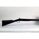 Wallas (probably Wallas of Wigton) a percussion single barrelled sporting gun, with a 31" barrel,