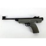 An original Model 5 cal 177 air pistol, with grey synthetic stock, overall length 40 cm,