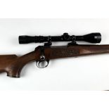 A BSA cal 308 bolt action rifle,