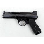 A Webley Mk 1 cal 177 over lever air pistol,