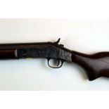 A Harrington & Richardson Model 176 10 bore single barrelled shotgun, with a 36" barrel, full choke,