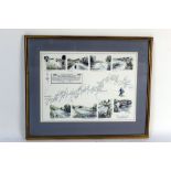 Ian Reed, a signed limited edition print "A Pool Guide To The River Derwent", signed and dated '93,