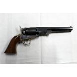 An Italian cal 44 black powder revolver, with 7 1/4" barrel,