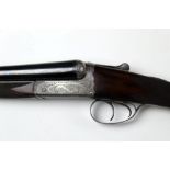 A Hollis Bentley & Playfair 12 bore side by side shotgun, with 30" barrels,
