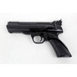 A Webley & Scott Tempest air pistol, over lever cal 177, no visible serial number.