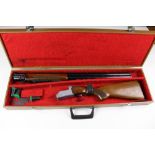 Rota a 12 bore over/under shotgun, with 28" barrels, multi choke with 76 mm chambers, top lever,