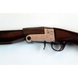 Rodacciai 410 single barrelled folding shotgun, having a 18" barrel, three quarter choke,