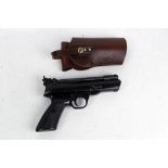 A Webley Tempest cal 22 over lever air pistol,