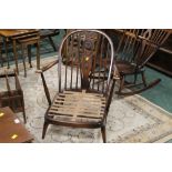 Ercol spindle back carver armchair