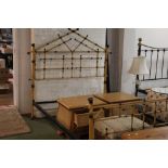 And So To Bed oriental style faux bamboo metal bed frame, width 150 cm,