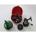 Collection of fishing reels