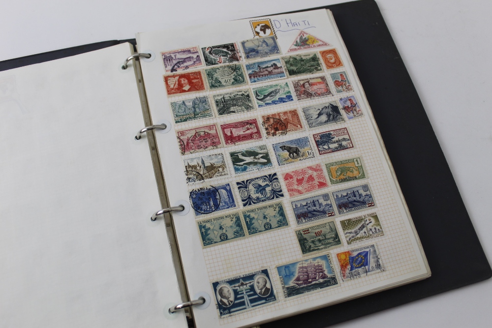 Collection of world stamps