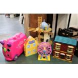 Children's toys including parts of a Sylvanian Family windmill,