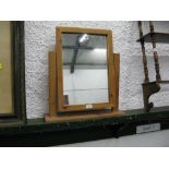 Pine dressing table mirror