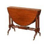 A Victorian mahogany Sutherland table,