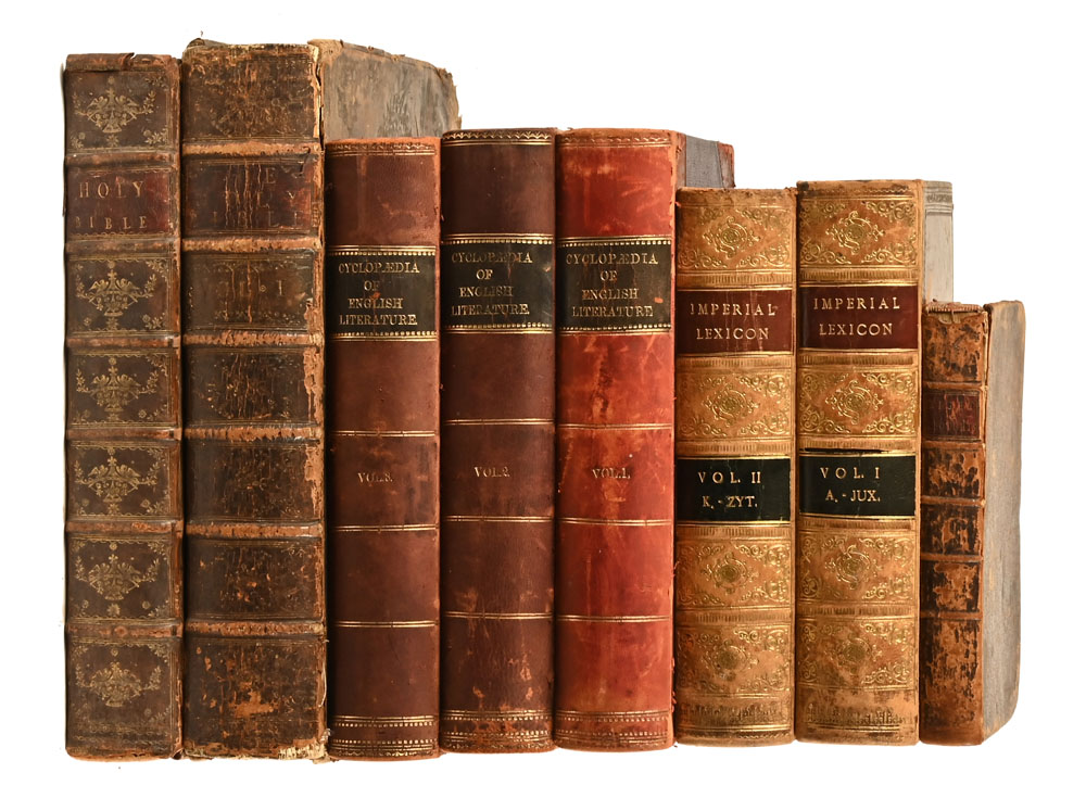 A collection of books comprising of Volume I and II "The Imperial Lexicon of The English Language"