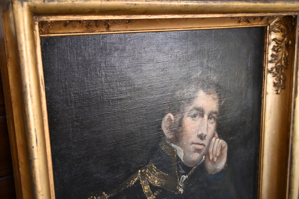 English School 19th century, portrait of a Naval Officer head and shoulders, oil on canvas. - Image 12 of 12