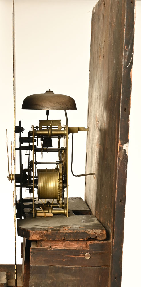 An early 19th century oak and mahogany banded longcase clock, - Image 4 of 4