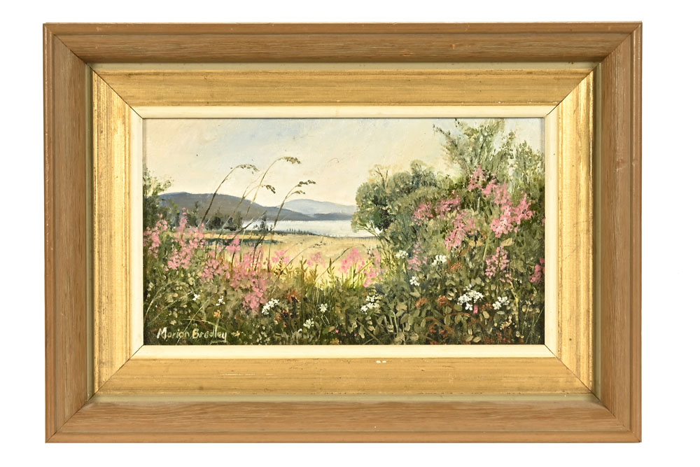 Marian Bradley (British School 20th century), Willowherb Windermere, signed lower left,