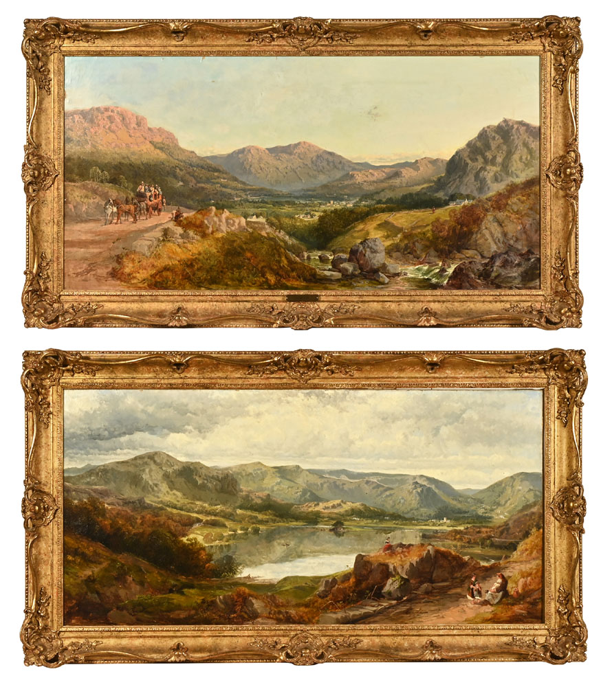 George William Pettitt (FL 1857-1862), Grasmere from up and down the valley,