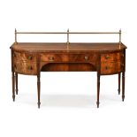 A good Regency mahogany sideboard,