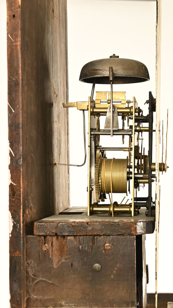 An early 19th century oak and mahogany banded longcase clock, - Image 3 of 4