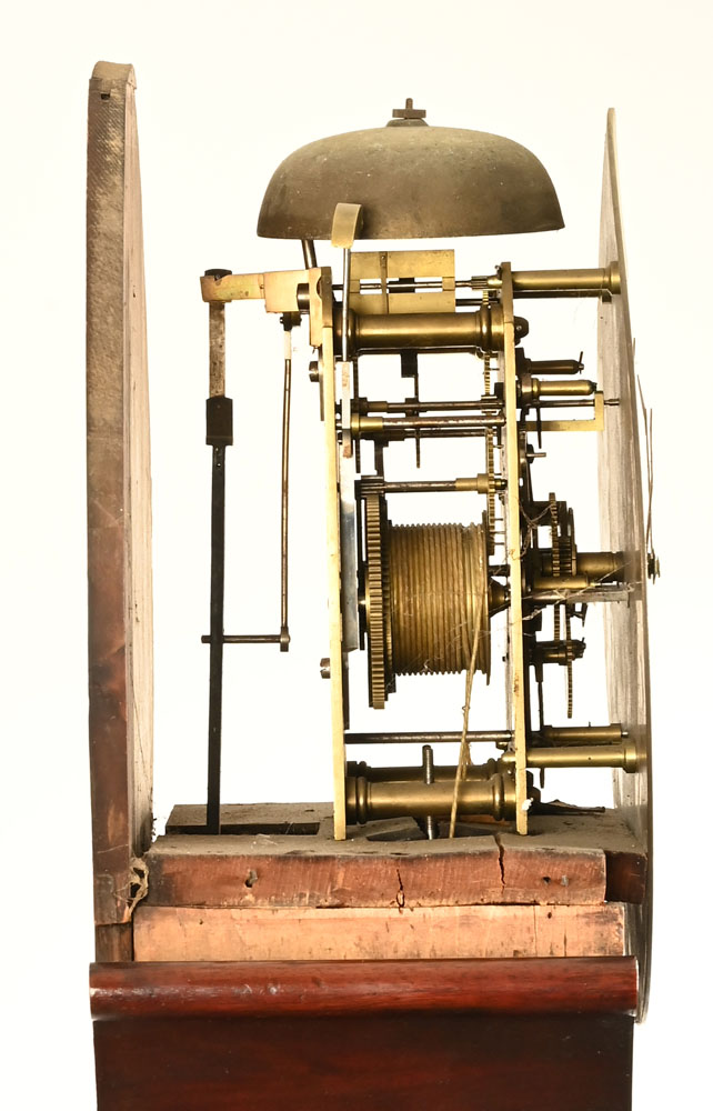 A Scottish mahogany drumhead longcase clock, mid 19th century. - Image 4 of 4