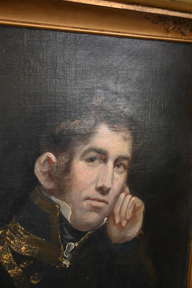 English School 19th century, portrait of a Naval Officer head and shoulders, oil on canvas. - Image 6 of 12