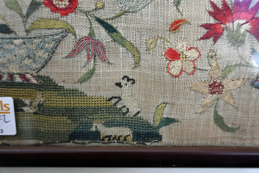 An 18th century sampler by Hannah Decleve, - Image 10 of 13