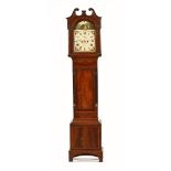 An early 19th century inlaid mahogany longcase clock by Thomas Pitt Frome,