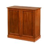 An early 20th century mahogany cabinet,