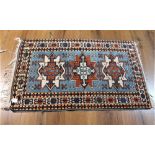 Geometric patterned rug,