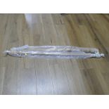 Two part wooden curtain pole in 2 parts,