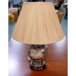 Oriental style lamp base,