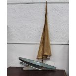 Pond yacht, 90 cm long,