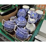 Rington's china, teapots, lidded jars, vases,