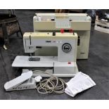 Pfaff Model 1197 electric sewing machine with case,