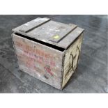 Wooden advertising crate for Johnnie Walker Red Label whisky,