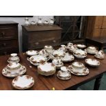 Large quantity of Royal Albert Old Country Rose part dinner and tea set