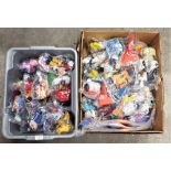 Two boxes of 50 plus Happy Meal toys,