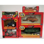 Britain's 1-32 scale boxed Diecast tractors and farm equipment, trailer 9557, Ford 5000 tractor,