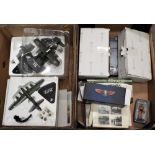 Two boxes of Atlas models, B17, Hurricane, Stoker, SwordFish,