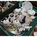 Royal Stafford Coquette part tea set, decorative teapots, plates,