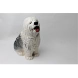 Large Beswick fireside Old English Sheepdog,