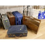 Four suitcases,