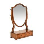 A late 20th century dressing table mirror,