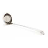 An early 19th century Scottish Provincial silver toddy ladle, Greenock circa 1820 maker PG.