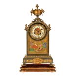 A 19th century Goldsmiths Company mantel clock,